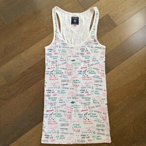 NWOT PINK Victoria's Secret Ribbed Tank Top